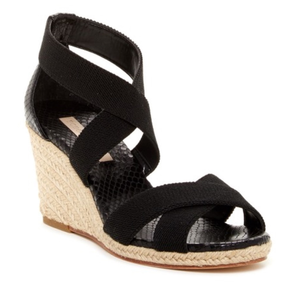 BCBGmaxazria Barcelona Black Espadrilles